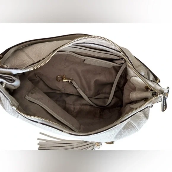 Michaels Kors Leather Hobo Satchel Purse Bag - Picture 11 of 16